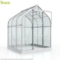 Produktbild: Vitavia Gewächshaus Orion 3800 3mm ESG Glas BxT:202x195cm 3,8m² Alu eloxiert