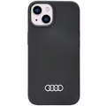 Produktbild: Audi iPhone 15, 14, 13 Hülle Case Cover Q3 Serie Silicone Microfiber black