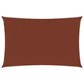 Produktbild: vidaXL Sonnensegel Wasserfest Sonnenschutz Windschutz Sonnendach UV Schutz Garten Terrasse Balkon Oxford-Gewebe Rechteckig 4x7m Terrakottarot