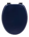 Produktbild: VEROSAN WC-Sitz FINE BLAU, Toilettendeckel mit Absenkautomatik, Holzkern, Toilettensitz, blau