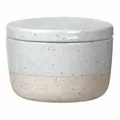 Produktbild: Blomus Zuckerdose SABLO, Zuckerschale, Aufbewahrungsdose, Keramik, grau, 64117