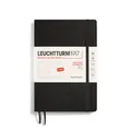 Produktbild: LEUCHTTURM1917 370784 Wochenkalender Medium (A5) 2025, Softcover, Schwarz, Englisch