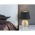Produktbild: Reality Leuchten - Tisch Lampe Leuchte Schlafzimmer Schwarz Goldfarbig Schreibtsich Wohnraum R50631079