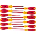 Produktbild: Wiha Schraubendreher-Set SoftFinish electric slimFix, 12-teilig, rot