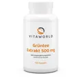 Produktbild: Vita World Grüntee Extrakt 500 mg (120 Kapseln)