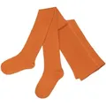 Produktbild: WERI SPEZIALS Strumpfhersteller GmbH Strickstrumpfhose Damenstrumpfhosen >>Einfarbig Tropisch<< weiche Baumwolle orange 50-52