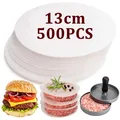 Produktbild: 500 Blatt Antihaft Burgerpapier 13cm Rundes Burger Papier Wachspapier Antihaf...