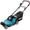 Produktbild: Makita DLM382Z Akku-Rasenmäher 2x18V, Schnittbreite 38cm, Fangkorb 40 Liter