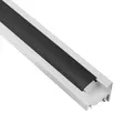 Produktbild: tktrading24 A20 LED Profil Weiss mit Abdeckung - Premium Eckprofil 30° - 2m schwarz