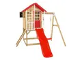 Produktbild: Zwerkules Spielhaus Lolla 2 inkl. Rutsche & Schaukel 352x280x224cm