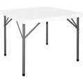 Produktbild: Bolero Buffettisch quadratisch und klappbar in weiß 860x860x740mm