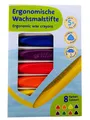 Produktbild: Pelikan - griffix ® - dreikant Wachsmalstifte, 8 Farben, Wachsmalkreide, 700 832