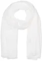 Produktbild: styleBREAKER Damen Schal Leicht & Transparent mit kurzen Fransen | Einfarbiges Halstuch für Frühling und Sommer | Weiches großes Schultertuch 188 x 100 cm, Farbe:Weiß