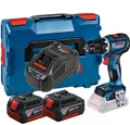 Produktbild: Bosch Akku-Bohrschrauber GSR 18V-90 C - 18V - L-BOXX - 2x 5Ah - GAL1880