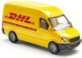 Produktbild: siku 1085, Postwagen, Metall/Kunststoff, Gelb, DHL-Optik, Vielseitig einsetzbar