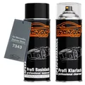 Produktbild: Autolack Spraydosen Set für Mercedes Daimler Benz 7343 Glimmergrau Trucks