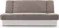 Produktbild: MOEBLO Schlafsofa CYPRUS – Sofa Kippsofa Klappsofa Click-Clack Couch für Wohnzimmer Federkern Sofagarnitur Polstersofa mit Bettkasten und Schlaffunktion (BxHxT): 192x85x92 cm (Beige + Weiß - Soro 13 + Soft 17 Kunstleder)
