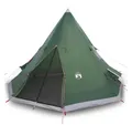 Produktbild: vidaXL Tipi-Zelt Tipi-Campingzelt 4 Personen Grün Wasserdicht, (1 tlg)