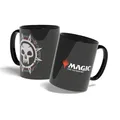 Produktbild: Konix Magic The Gathering Becher - Keramikbecher - 320 ml - Schwarzes Mana-Motiv