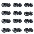 Produktbild: 12 Sätze Annähen Druckknöpfe aus Metall 21mm Snaps Druckknopf Nähen für Kleid...