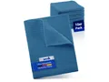 Produktbild: wolk Mikrofasertuch mit Waffelstruktur in dunkelblau - Reinigungstuch (Polyester, 38x38 cm, 10er-Set, hygienisch auf 90° waschbar)