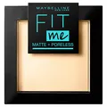 Produktbild: Maybelline New York Puder, Mattierend, porenverfeinernd und langanhaltend, Fit Me! Matte + Poreless, Nr. 220 Natural Beige, 1 x 9g