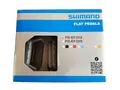 Produktbild: Shimano PD-EF202 Plattformpedale – robuste Flat Pedals – Farbe Silber