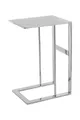 Produktbild: Qiyano Beistelltisch Finau Silber - Minimalistischer Stil, Wohnzimmer, Schlafzimmer, Couchtisch, Sofatisch, Pflegeleicht, Robust, Modern, Stilvoll
