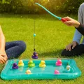 Produktbild: Entenangeln Angelspiel Wasserspiel 11 Teile Bunt 57x42 cm Kindergeburtstag Spaß