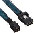 Produktbild: SilverStone SST-CPS06 - Internes Mini SAS HD Kabel, beidseitige 36pin SFF8643 Stecker mit Sidband-Kabel (SGPIO), 60 cm
