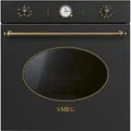 Produktbild: Smeg SFP68C1TAO Elektro-Heizofen, 60 cm, Kolonialästhetik, 65 Liter, pyrolytisch, Soft Close, Farbe Anthrazit, Energieklasse A