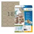 Produktbild: HERMA Etiketten Silphie A4 20 Blatt 63.5x42.3 Oval