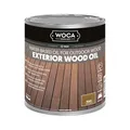 Produktbild: WOCA Denmark Exterior Wood Oil Teak 0,75 L - Terrassenöl für Terrassen, Zäune und Möbel im Außenbereich