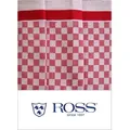 Produktbild: Ross 3er Pack Zwirn Halbleinen Geschirrtücher Karo 50x70 cm | rot - rot