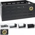 Produktbild: Klappbox Einkaufskiste Tragebox XXL 60 L Anthrazit 59x40 cm Einkaufs Korb Wäsche