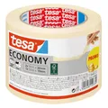 Produktbild: tesa Malerband ECONOMY - Vielseitiges Klebeband für Malerarbeiten ohne Lösungsmittel - Bis zu 4 Tage nach Gebrauch rückstandslos entfernbar - 2 x 50m x 30mm + 1 x 50m x 19mm