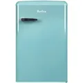 Produktbild: Amica Kühlschrank, Türkis, Glas, 1 Schubladen, E, 55x86x61.5 cm, Gefrierfach, LED-Innenbeleuchtung, Küchen, Küchenelektrogeräte, Kühl- & Gefrierschränke, Kühlschränke, Standkühlschränke