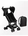 Produktbild: MoMi GRACE Buggy Schwarz - superleicht - kompakte Größe inkl. Rucksack