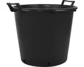 Produktbild: Pflanzcontainer mit Griff geli Kunststoff Ø 45 cm H 36 cm schwarz