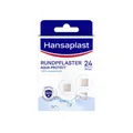 Produktbild: Hansaplast Aqua Protect Rundpflaster | Wundpflaster | Für empfindliche Haut | 100 % wasserdicht | Pflaster zum Schwimmen & Baden | Extra starke Klebkraft | Nicht verklebende Wundauflage | Flexible & atmungsaktiv | Transparent | 24 Stück