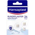 Produktbild: Hansaplast Aqua Protect Rundpflaster (24 Strips), Wasserdichte Pflaster aus atmungsaktivem Material und Bacteria Shield, Wundpflaster mit extra starker Klebkraft und schonend zur Haut