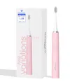 Produktbild: My Variations - Elektrische Schallzahnbürste – wiederaufladbar – 1 Monat Akku – 5 Putzmodi – integrierter 2-Minuten-Timer – 1 Griff und 1 Bürste (Rosa)