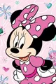 Produktbild: Jerry Fabrics Minnie Mouse Flauschdecke Schmusedecke Kuscheldecke 100 x 150 cm