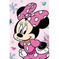 Produktbild: MInnie Mouse Blumen Decke Mädchen Sofa Überwurf Weich Microflannel 100cm x 150cm
