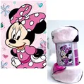 Produktbild: Fleecedecke Minnie Maus 100x150 cm Flanell Flauschdecke Fleece Decke Kinder