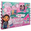 Produktbild: Gabby’s Dollhouse - Sprühstift-Set Desktop Box - Malstifte für Kinder - Malset mit Buntstiften und Malvorlagen (GD23368)
