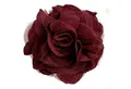 Produktbild: maDDma Haarspange Textilblüte Rose Ø9cm Ansteck Blüte Spange Haarspange Sicherheitsnadel, bordeaux