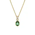 Produktbild: Swarovski Stilla Anhänger, Tropfenschliff, Grün, Goldlegierungsschicht