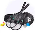 Produktbild: Apollo Speed Badminton Set | Schläger in Verschiedenen Farben | Federball | Squash | Tasche und Badmintonschläger | Federball Set für Kinder