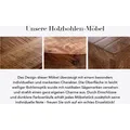 Produktbild: riess-ambiente Massiver Esstisch IRON CRAFT 120cm rund natur Mangoholz Esszimmertisch Tisch Küchentisch - Naturbelassen